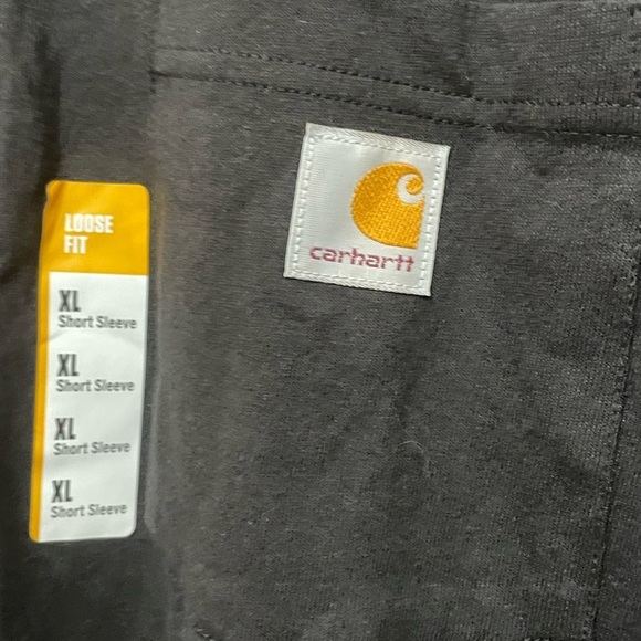 Carhartt Men's Loose Fit Heavyweight Short-Sleeve Pocket Henley T-Shirt XL​​​ - Picture 3 of 3